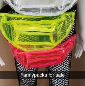 Neon see through Fanny pack